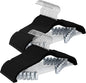 36-Pack Black Velvet Hangers with Clips Adjustable,Adult Hangers,Heavy-Duty,Felt,Non-Slip,Space Saving,Slim Outfit Hanger for Pants, Skirts, Suits,Coats, Dresses ect.