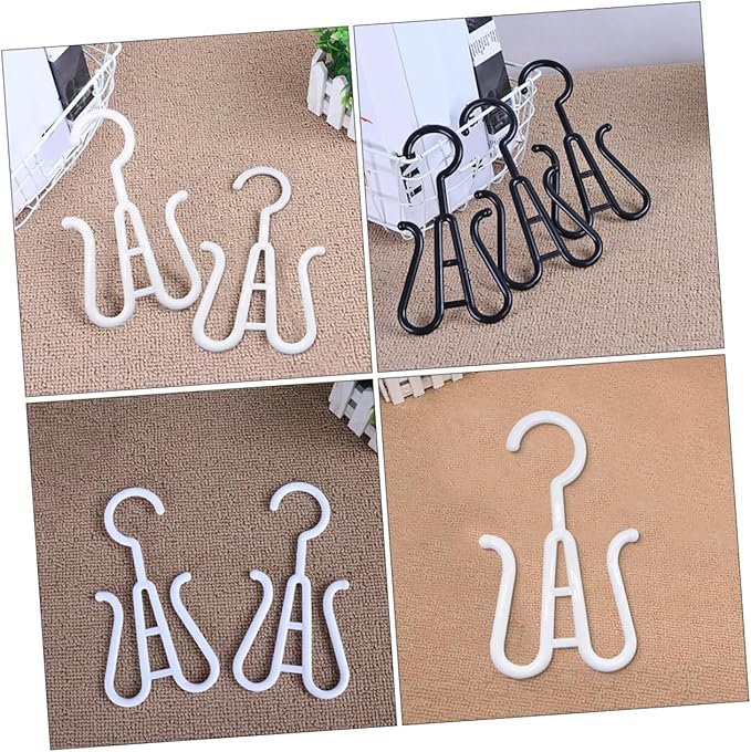 Garneck 4pcs Simple Sneaker Rack Shoes Display Hooks Thickened Plastic Hanger for Home