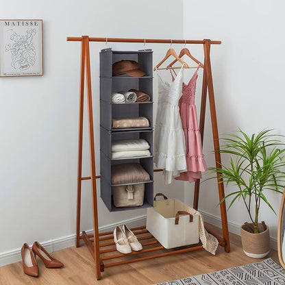 GRANNY SAYS Bundle of 2-Pack Hanging Clothing Organizer & 1-Pack Hanging Storage Shelves