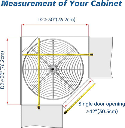 JOWBOOW 28" Chrome Corner Cabinet Lazy Susan, Full Circle Corner Cabinet Lazy Susan Replacement Shelves Rotating Rack for Corner Base Kitchen