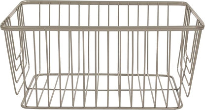 Spectrum Diversified Ashley Basket, Large, Satin Nickel