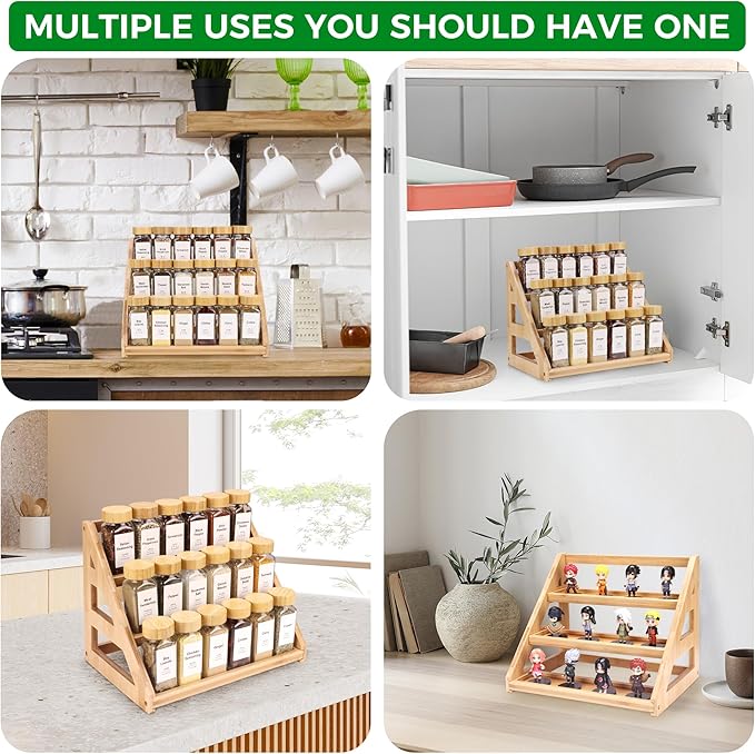 Spice Rack, Spice Organizer, for Kitchen, Countertop, Pantry, Spices Organizer for Cabinet.(S)