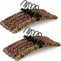 TOPIA HANGER Padded Hangers for Women Clothing,17-inch Satin Hangers 10 Pack Thick Foam Padded No Shoulder Bump for Sweaters, Coat, Blouses, Dresses-Leopard, CT18L-10