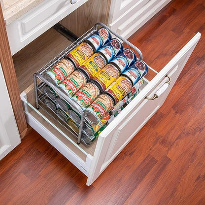 Can Organizer for Pantry, Can Rack Can Storage Dispenser for Canned Food (3 tiers)