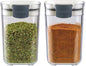 ProKeeper Seasoning & Spice Storage Containers – Airtight, Clear, 2-Pack