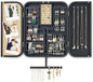 Pinzoveco Hanging Jewelry Organizer, Wall Mounted Jewelry Organizer for Earring Holder Organizer, Jewelry Cabinet Holder Jewelry Storage Box for Earrings, Necklaces, Bracelets, Ring Holder (Black)