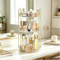360° Rotating Makeup Organizer, Large Capacity 3 Tier Perfume Skincare Clear Bathroom Organizers, Multi-Function Spinning Cosmetic Storage for Bedroom, Dresser, Countertop