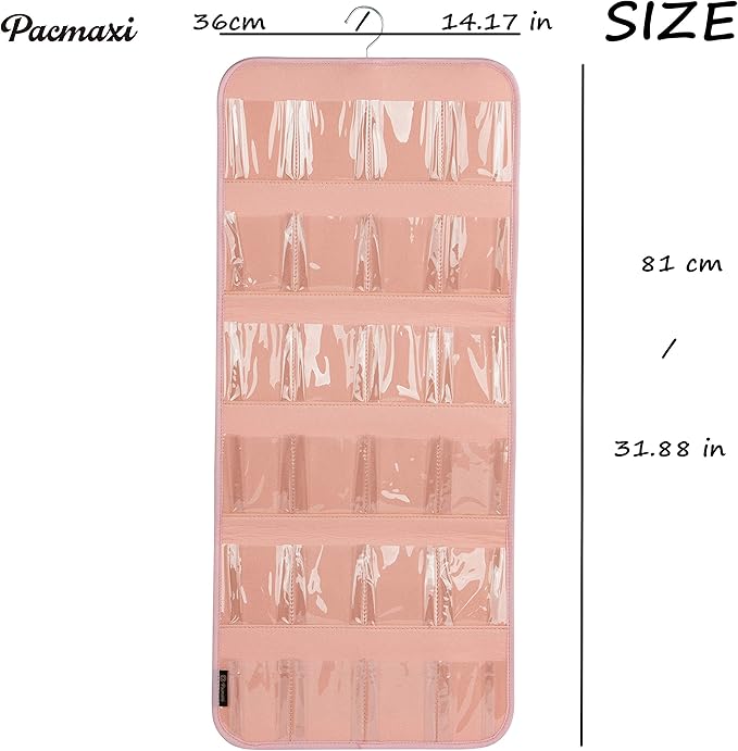 PACMAXI Over The Door Shoes Organizer for 12 Pairs of Baby Shoes Boys Girl, Hanging Baby Sole Shoe Organizer with Hanger(Felt Material-Pink)