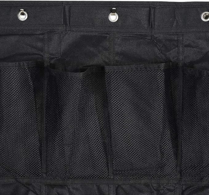 24 - Pockets Non - Woven Hanging Shoe Storage Bag, Over The Door Organizer, Large Capacity Wall Mount Shoe Rack with Metal Hooks for Home Closet Entryway
