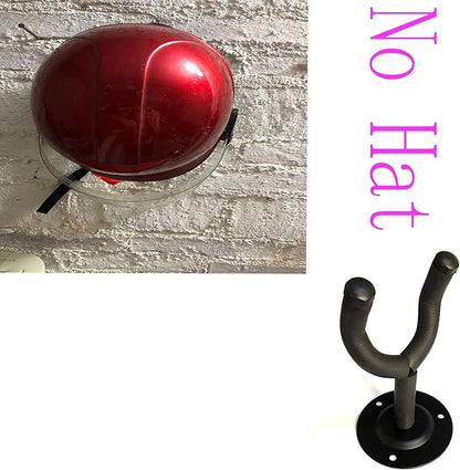 Cowboy Hat Rack/Invisible Cowboy Hat Rack for Wall/Hat Organizer/Cowboy Hat Holder Storage Display/Cowboy Hat Dryer Stand/Wall Mount - Suitable for All Kinds of hat Helmets - No Hat, 2-Pcs