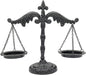 Owlgift Vintage Style Metal Libra Jewelry Display, Scale Tray Cosmetic Organizer, Jewelry Storage, Unique Centerpiece Stand – Black