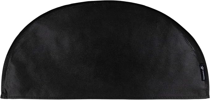 HANGERWORLD 20 Pack Gusseted Shoulder Dust Covers Garment Protector Bags for Closet Storage (20 Pack, Black)