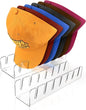 Baseball Caps Hat Stand & Holder Organizer, Acrylic No-Install Rack Closet Display, Storage for 14 Caps (2 Pack)