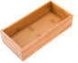 Bamboo Office Supplies Organizer Box Stationery Accessory Organizer Dresser Makeup Tool Drawer Storage Box, Bamboo 8"*4"