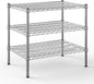 21" Deep x 30" Wide x 27" Height Wire Shelving Kit | 3-Tier | NSF Commercial Storage Rack Unit
