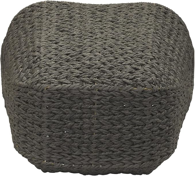 Household Essentials Paper Rope Basket with Handles, Natural Woven Woven Storage Basket, Great for Decoration or Organization