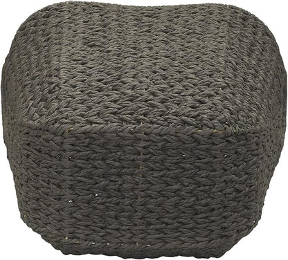 Household Essentials Paper Rope Basket with Handles, Natural Woven Woven Storage Basket, Great for Decoration or Organization