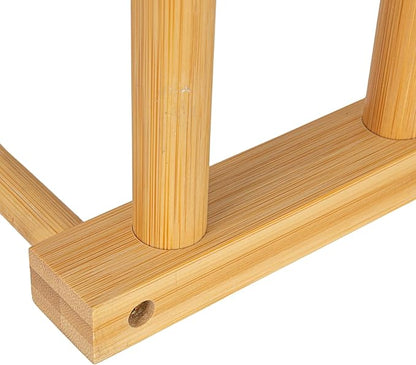 Bamboo 6 Pair Boot Rack, Natural