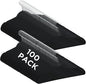 Simplify Slim Velvet Clothes Hangers | 100 Pack | Non-Slip | Shirts | Suit | Pants | Dresses | Garments | Closet Storage & Organization | Durable | Black