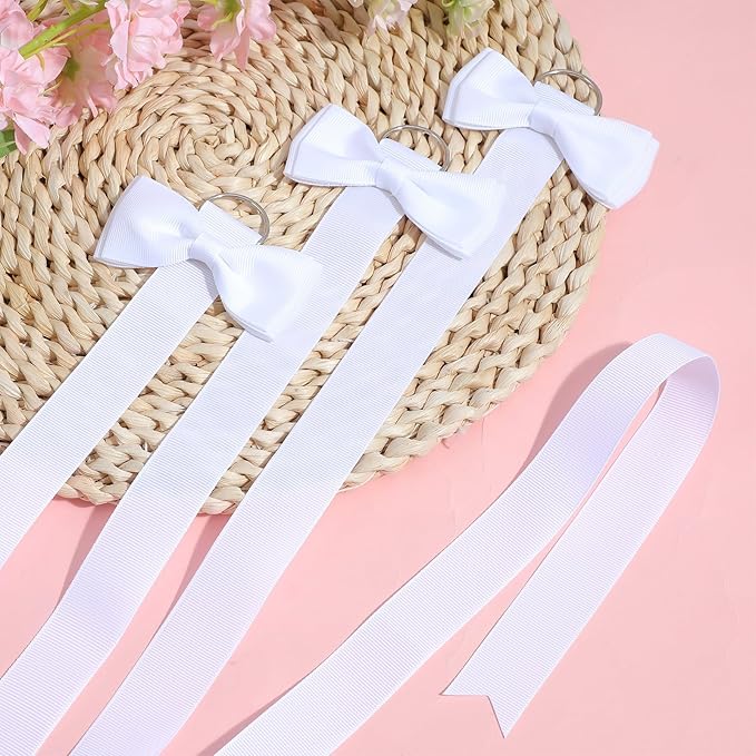 Mabor 3Pcs Hair Bow Holder, Hairbow Organizer Hanger for Girls Hair Bows, Ribbon Hairpin Organizer Storage for Women, Wall Hanging Alligator Clip Accessories