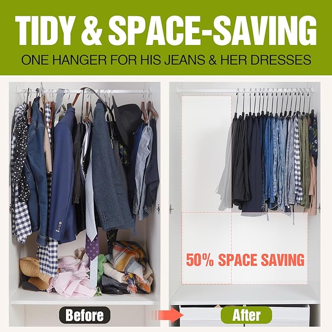 Spring Fever Open Ended Non Slip Sponge Padded Pants Hangers - Chrome Plating Foam Heavy Duty Space Saving Beige Long 5