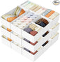DIMJ Drawer Organizer Clothes Storage - 18 Pack Baby Dresser Organizer for Nursery, Foldable Drawer Dividers for Bedroom Closet Organization, Fabric Storage Bins for Socks, Underwears, Bras