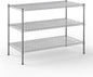 24" Deep x 48" Wide x 34" Height Wire Shelving Kit | 3-Tier | NSF Commercial Storage Rack Unit