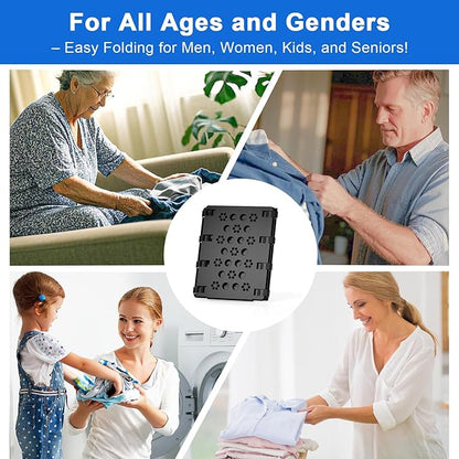 BoxLegend V3 Shirt Folder Board Tshirt Clothes Folder Folding Board Durable Laundry Sorter Helper Liner, Black