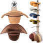 Cowboy Hat Rack Holder for Wall: 6 Pack Cowboy Hat Rack for Wall Mount, Metal Wild Western Style Design Hat Organizer Storage Cowboy Hats Hanger Hooks for Fedora, Sun Hats, Wide Brim