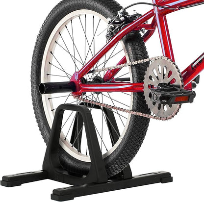 Bike Rack – Dual Bicycle Stand for Mountain, Road, or Kid’s Bikes – Indoor or Outdoor Steel Bicycle Storage – Tire Rack for Truck by RAD Cycle