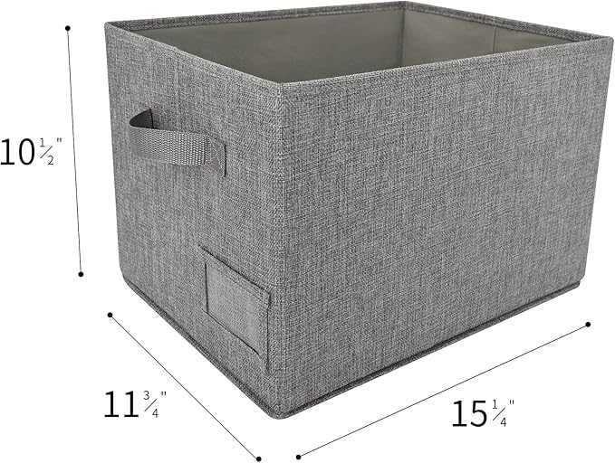 GRANNY SAYS Bundle of 1-Pack Closet Door Organizer & 3-Pack Storage Containers for Organizing