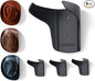 Ozueccr Cowboy Hat Rack for Wall - 4 Pack, Horn Shaped Cowboy Hat Holder, Double Support Structure with Rounded Edges, Western Wall Decor, 2 Wall Mounting Options