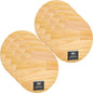Make Market Pinewood Lazy Susan – Unfinished 12" Round Turntable with Smooth Rotating Base for DIY Decor & Entertaining, 8 Pack