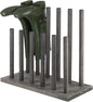 MyGift Vintage Gray Wood Entryway Boot Rack Organizer Tall Boots Inverter Holder - Holds up to 6 Pairs