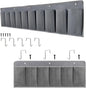 RVZONE RV Shoe Pockets 10 Pockets & 6 Pockets Heavy Hanging Bedside Storage Organizer with Sturdy Hooks Storage Pockets Hangs on bed for Shoes Toys and Tool Accessories