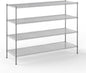 24" Deep x 72" Wide x 54" Height Wire Shelving Kit | 4-Tier | NSF Commercial Storage Rack Unit