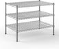 24" Deep x 36" Wide x 27" Height Wire Shelving Kit | 3-Tier | NSF Commercial Storage Rack Unit