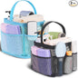 EUDELE 2 Pack Mesh Shower Caddy Portable for College Dorm Room Essentials, Shower Caddy Dorm with 8-Pocket Large Capacity,Shower Bag for Beach,Swimming,Gym