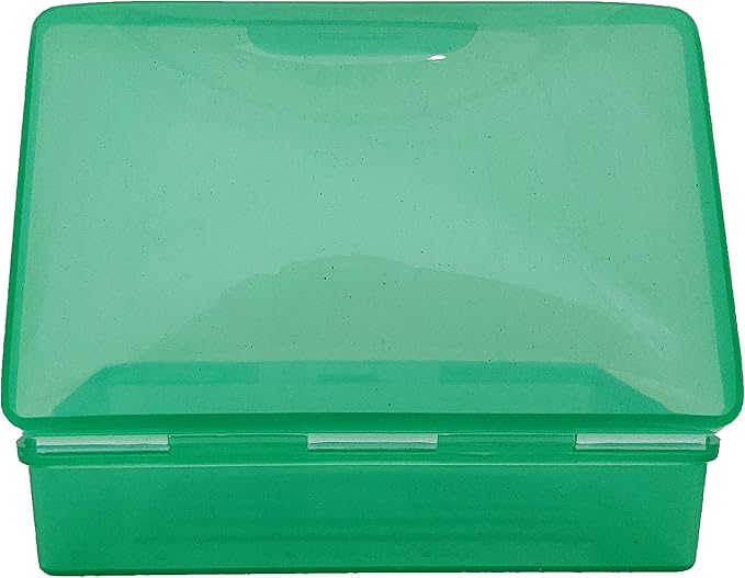 American Comb: Soap Box Green, 1 Ct - Made in The USA - Soapbox with Hinged Lid and Secure Latch