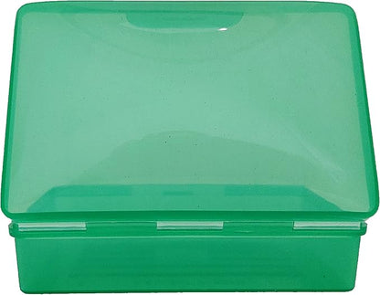 American Comb: Soap Box Green, 1 Ct - Made in The USA - Soapbox with Hinged Lid and Secure Latch