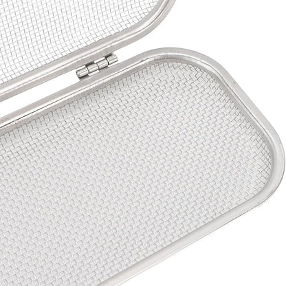 POCREATION Stainless Steel Dishwasher Utensil Basket, Dishwasher Basket For Unsils Silverware Holder, Dishwasher Basket For Cpsticks With Mesh Bottom, Compact Design, Kitchen For Utensils And Cutlery