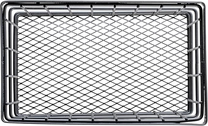 G.E.T. WB-745-MG Rectangular Metal Storage Wire Basket for Pantry, Produce and More, 7" x 4.25" x 5.5"