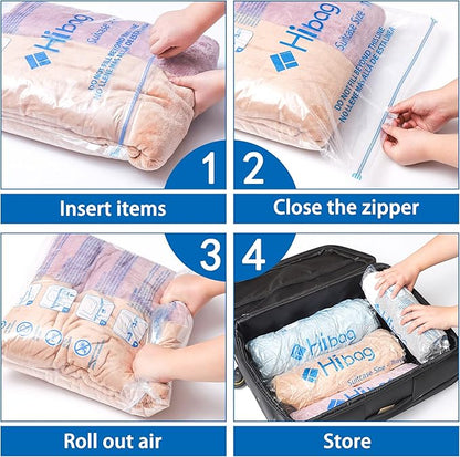 Vacuum Storage Bags, Space Saver Vacuum Seal Storage Bags 35-Pack Sealer Bags for Clothes, Clothing, Bedding, Comforter, Blanket (35C)
