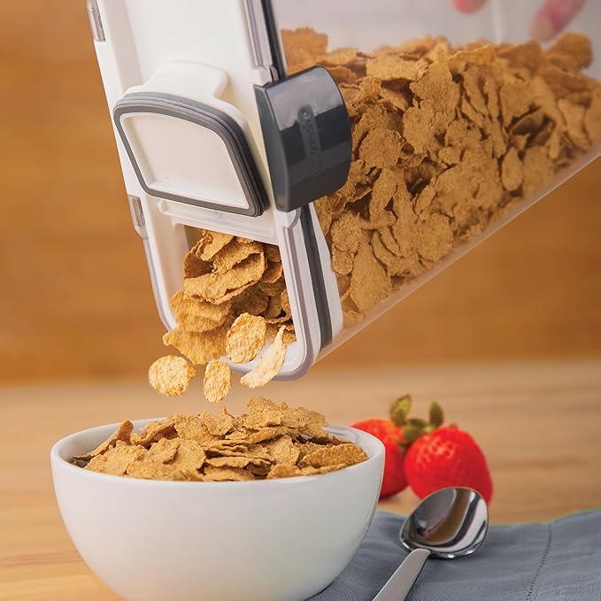 ProKeeper Cereal Keeper, 3-Quart, Airtight Seal, BPA-Free Plastic Storage Container (Pack of 2)