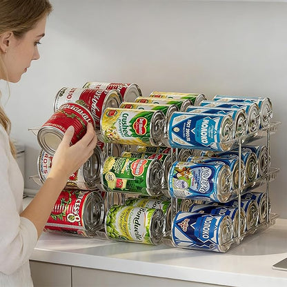 Sturdy Stacking Can Organizers Systems with Portable Size Optimizes Kitchen Storage Kitchen Storage Rack