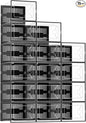 DUMOS Shoe Storage Boxes, 15-Pack Stackable Clear Shoe Containers with Lids, Display Sneaker Case Organizer for Closet, Under Bed, Entryway,Black, Fit Size 9