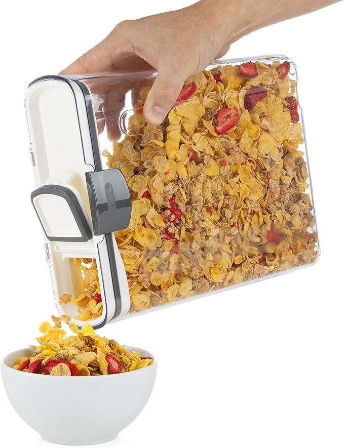 ProKeeper Cereal Keeper, 3-Quart, Airtight Seal, BPA-Free Plastic Storage Container