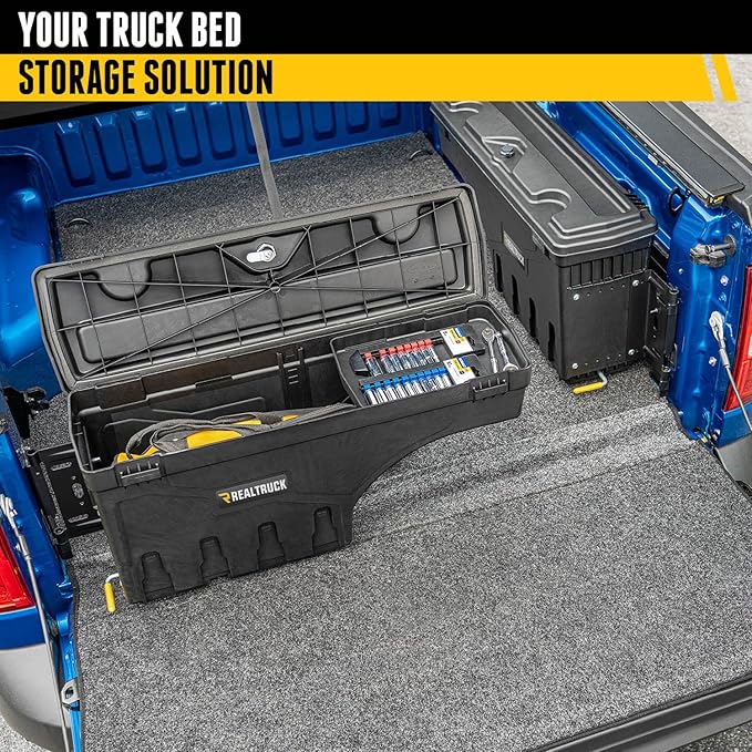 RealTruck UnderCover SwingCase Truck Bed Storage Box | SC201D | Fits 1999 - 2014 Ford F-150 Drivers Side