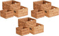 Honey-Can-Do Banana Leaf Storage Baskets –Water Hyacinth Woven Basket,Decorative Baskets for Shelves,Basket for Gifts,Closet,Pantry,and Home Organization,Set of 3,Multi-Size,(Pack of 3)