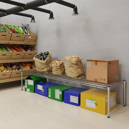 21" Deep x 72" Wide x 14" Height Wire Shelving Kit | NSF Commercial Storage Rack Unit